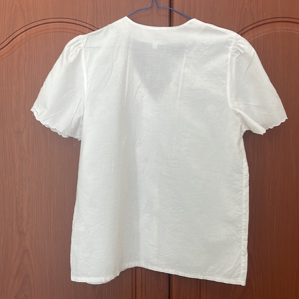 Embroidered Collared Button Up - image 8